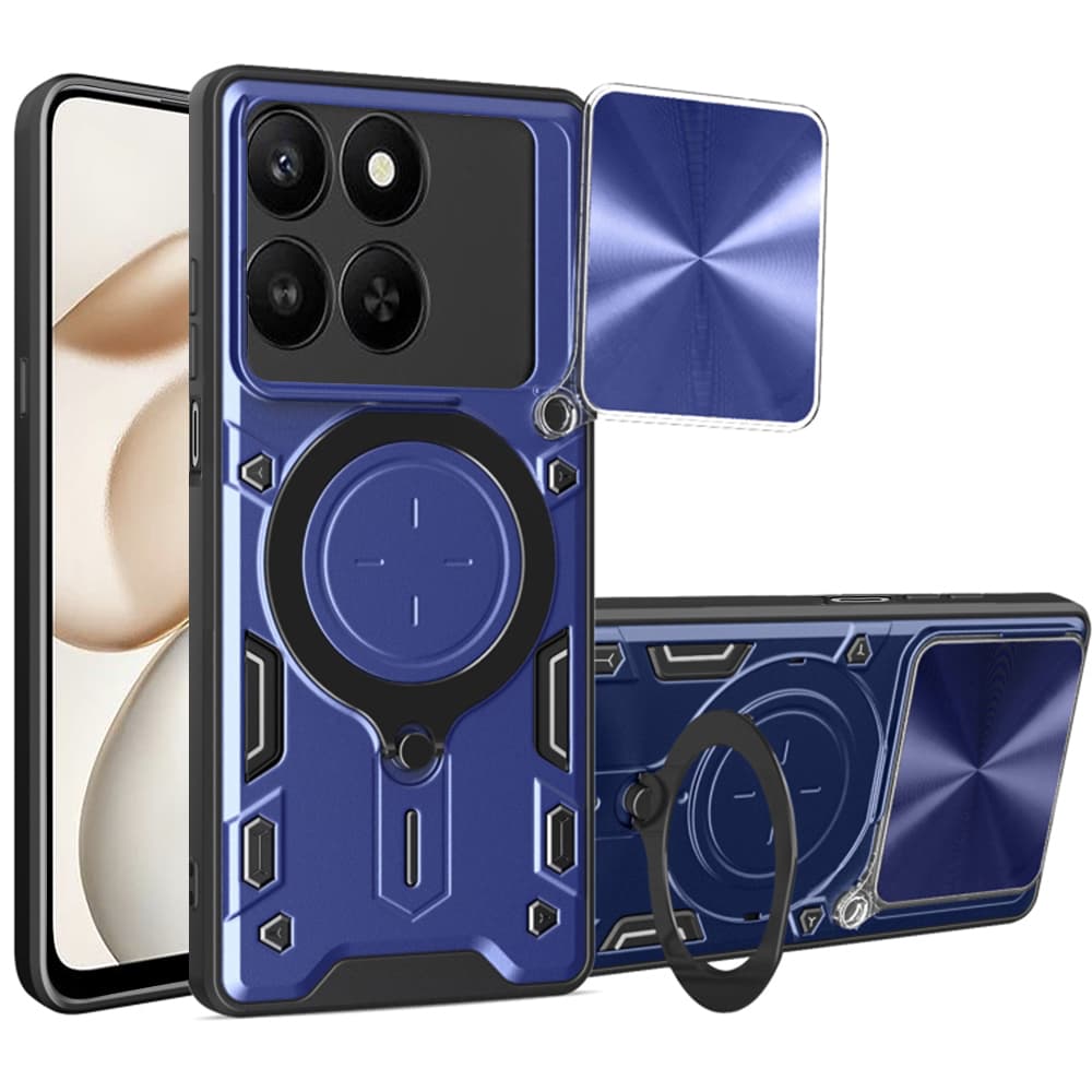 Techsuit CamGuard Pro pro Honor 400 Smart 5G 4G X7d 4G modrý - náhled 1