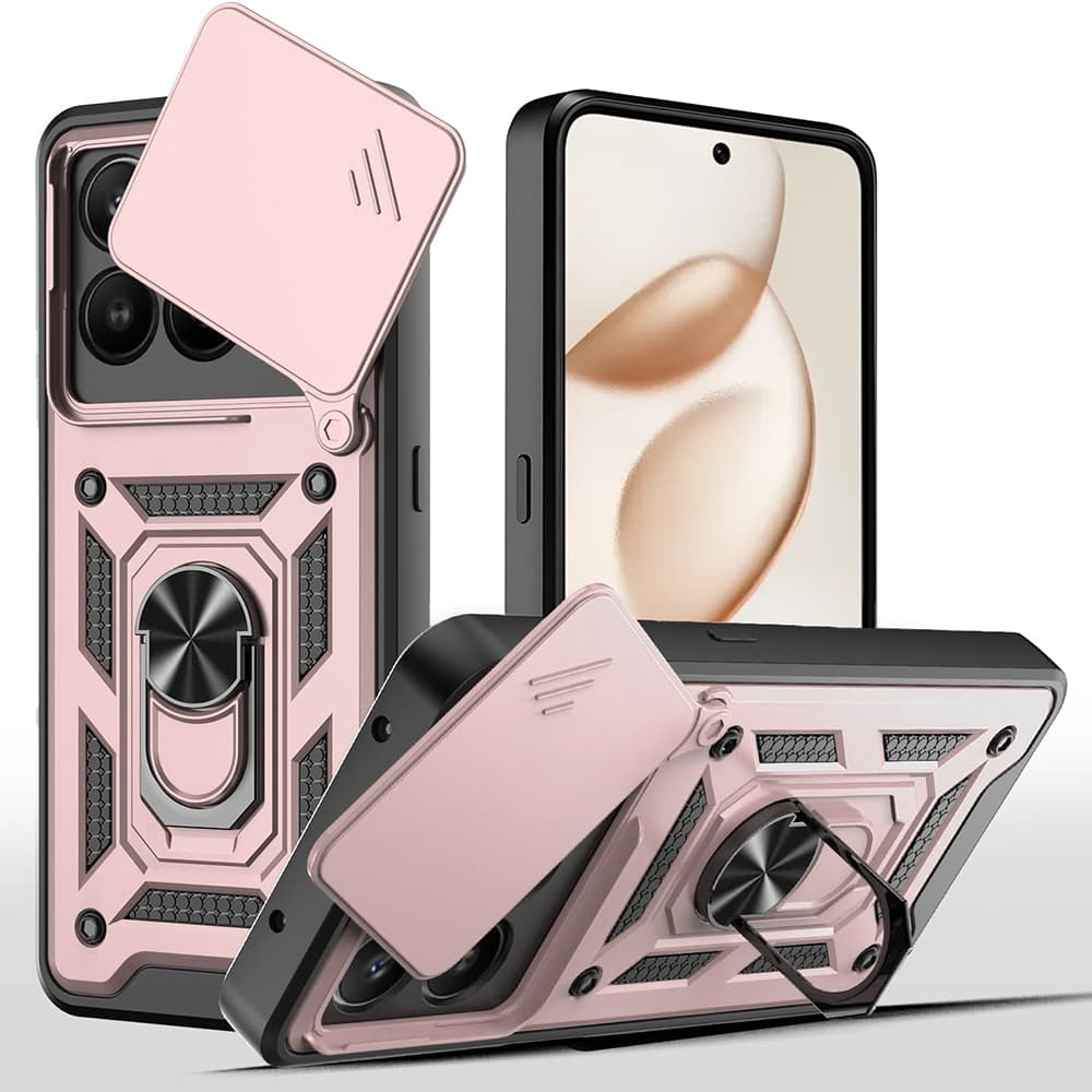 Techsuit CamShield Honor 400 Smart 5G 4G X7d 4G růžové zlato - náhled 1