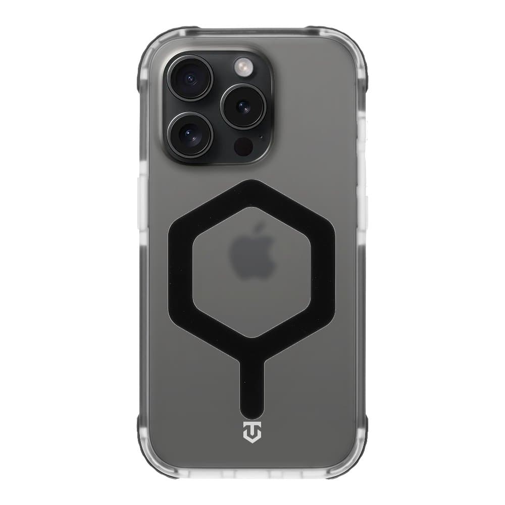 Zadní kryt Tactical MagForce Hexagon pro Apple iPhone 15 Pro T-Black - náhled 1