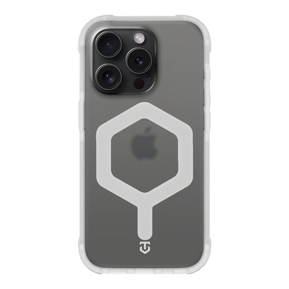Zadní kryt Tactical MagForce Hexagon pro Apple iPhone 15 Pro T-White - náhled 1