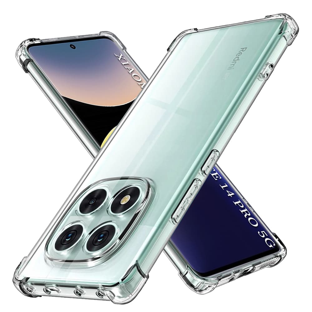 Techsuit shockproof clear silikon pro Xiaomi Redmi Note 14 Pro 5G / Poco X7 - náhled 1