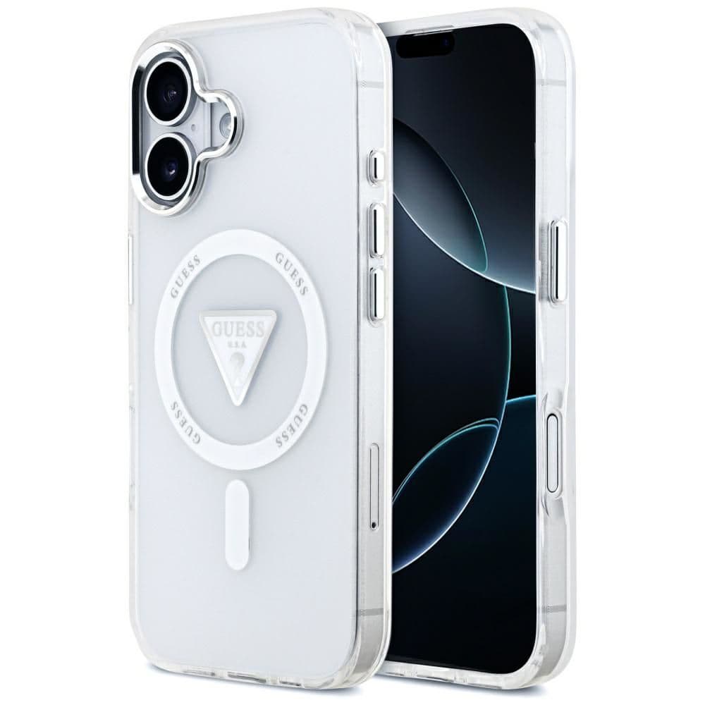 Guess IML Gradient Triangle Logo MagSafe iPhone 17 čirý - náhled 1