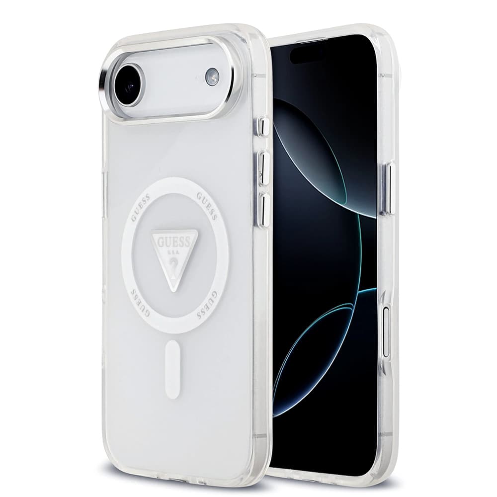 Guess IML Gradient Triangle Logo MagSafe iPhone 17 Air čirý - náhled 1