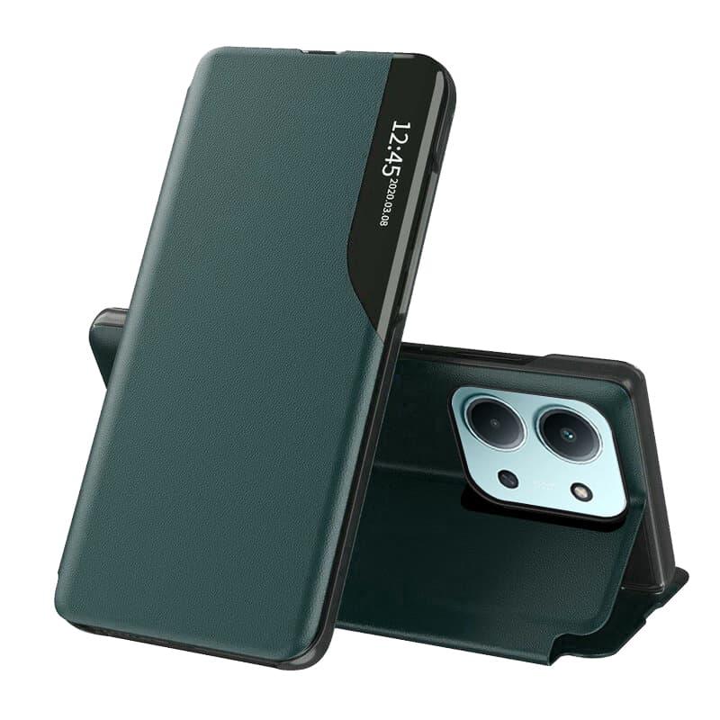 Techsuit eFold pro Xiaomi Redmi 15C 4G 5G Poco C85 4G tmavě zelený - náhled 1