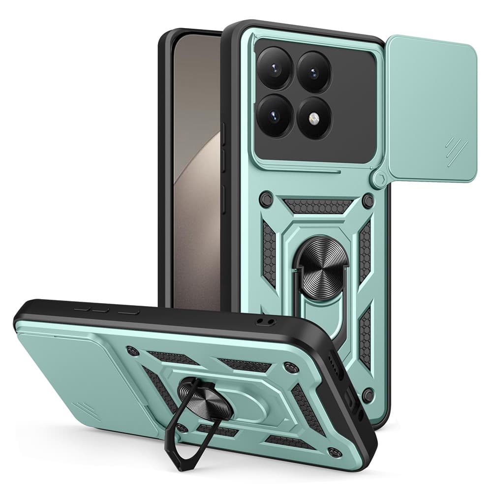 Techsuit CamShield Series kryt pro Xiaomi 15T zelený - náhled 1