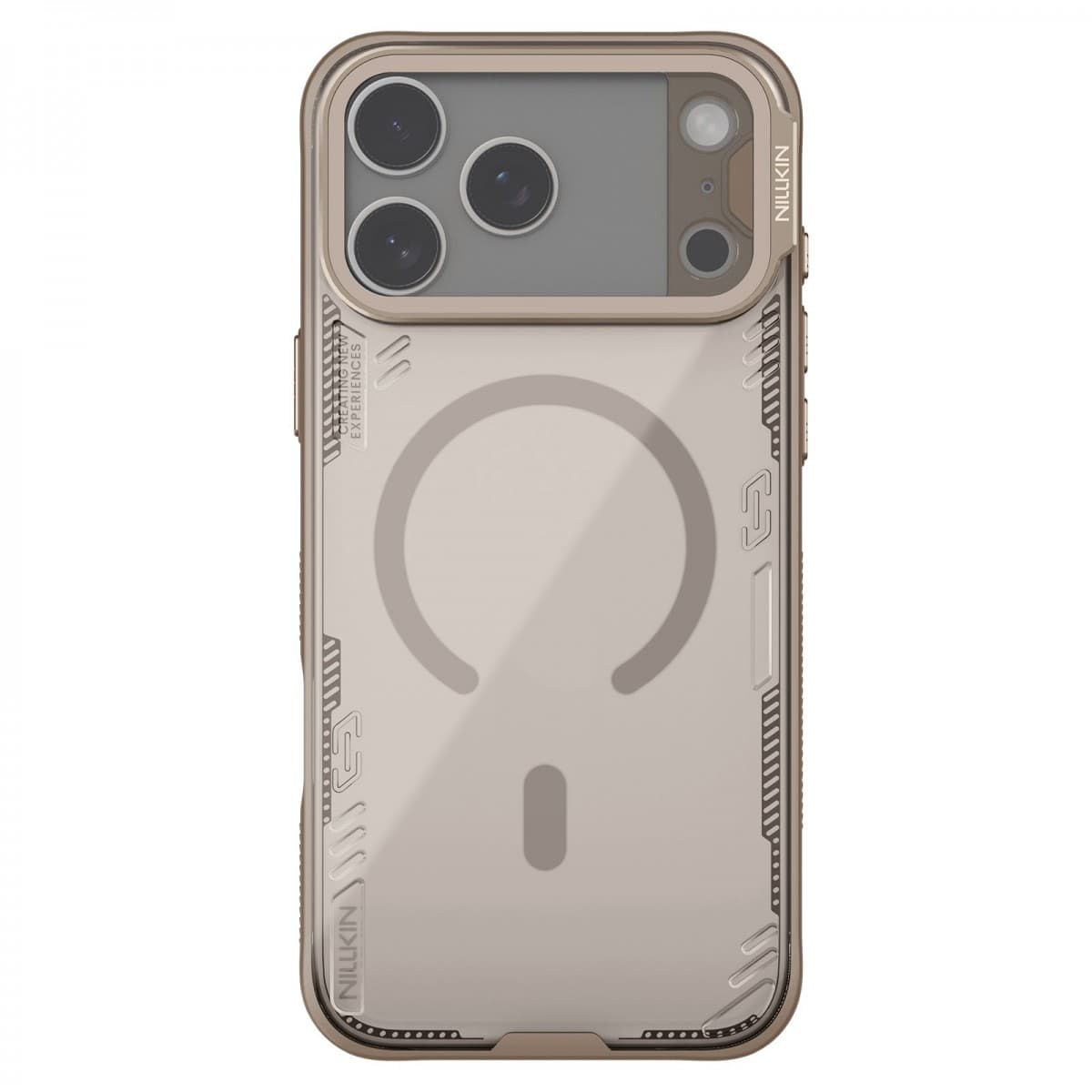 Zadní kryt Nillkin Iceblade Prop Magnetic pro Apple iPhone 17 Pro Max Dune Brown - náhled 1