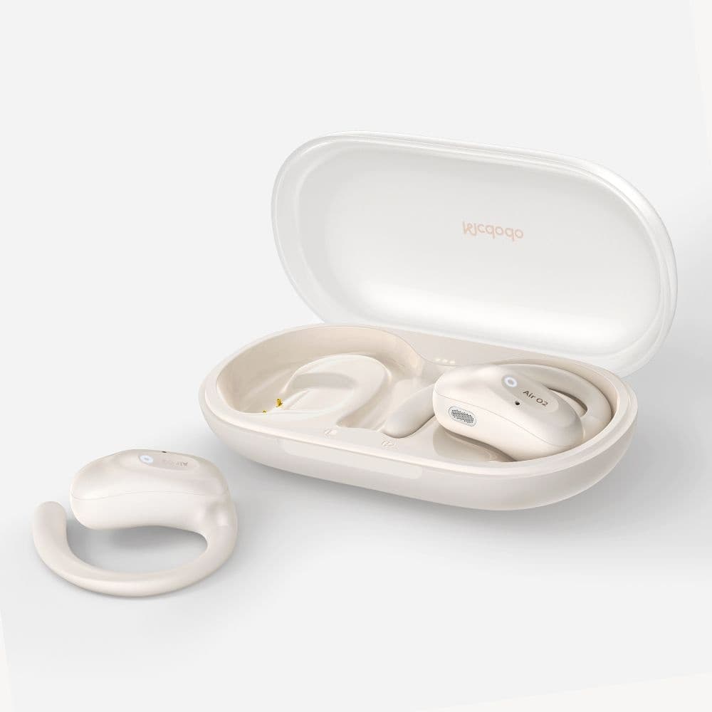 Mcdodo – bezdrátová sluchátka OWS Air O2 Series (HP-8051) – otevřená, Bluetooth V5.4, ergonomický design – béžová