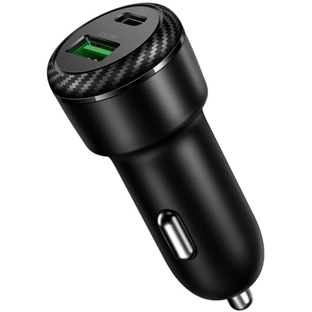 Mcdodo – nabíječka do auta (CC-5970) – duální port, rychlé nabíjení, 38W, Smart IC, ohnivzdorný materiál – černá - náhled 1