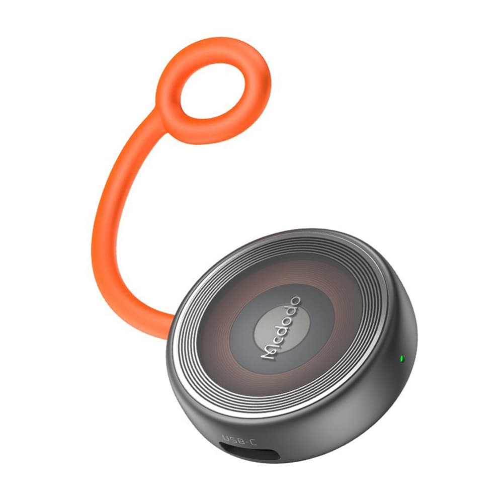 Mcdodo – bezdrátová nabíječka (CH-6840) – pro Apple Watch, duální vstup, 2,5W, silikonové poutko proti ztrátě – černá - náhled 1