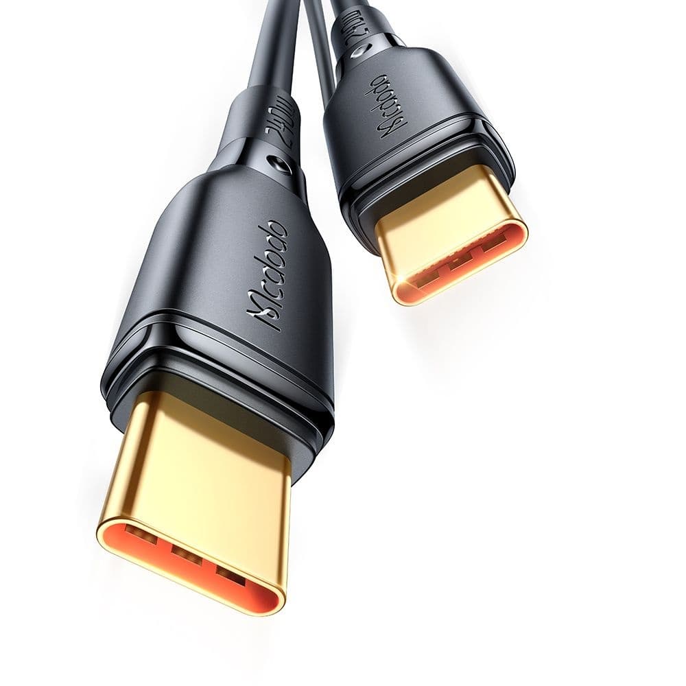 Mcdodo – datový kabel (CA-3310) – Type-C na Type-C, rychlonabíjení, 240W, 5A, 1,2m – černý - náhled 1