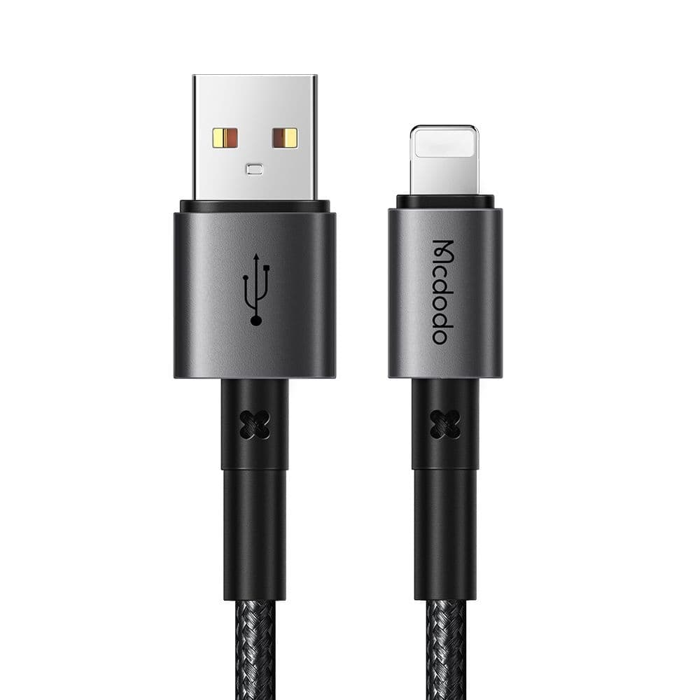 Mcdodo – datový kabel (CA-3580) – Lightning na USB-A, 3A, 1,2m – černý - náhled 1