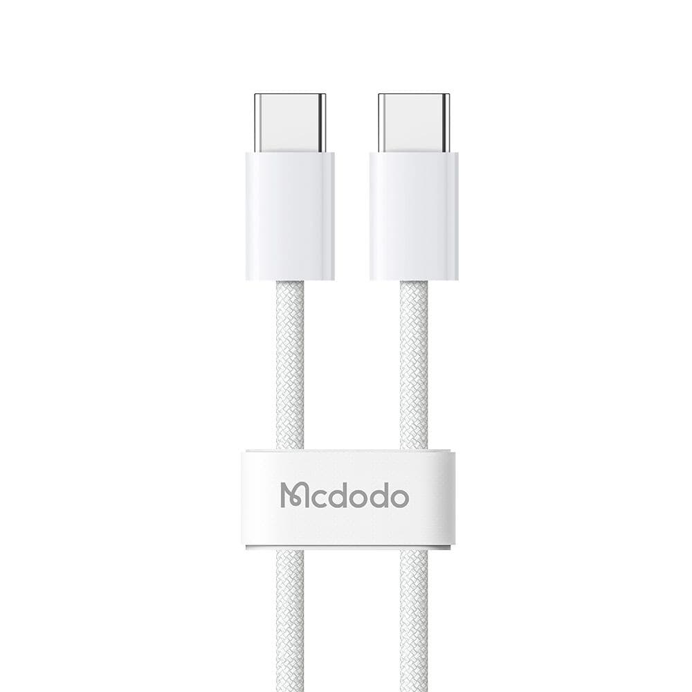 Mcdodo – datový kabel (CA-5690) – USB-C na USB-C, rychlé nabíjení PD, 3A, 60W, 480Mbps, 1m – bílý - náhled 1