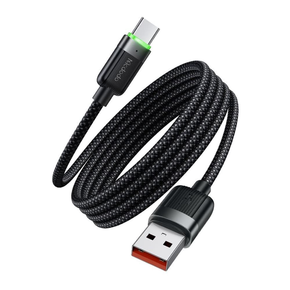 Mcdodo - datový kabel řady Self-Winding (CA-5650) - USB-A na USB-C, 6A, 1.2m - černý - náhled 1