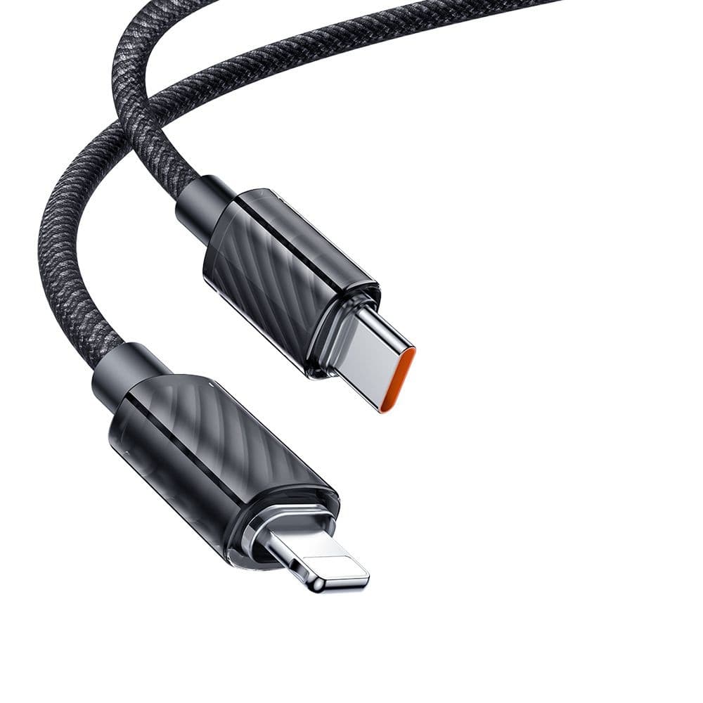 Mcdodo - datový kabel (CA-3660) - Type-C na Lightning, transparentní design, 36W, 1.2m - černý - náhled 1