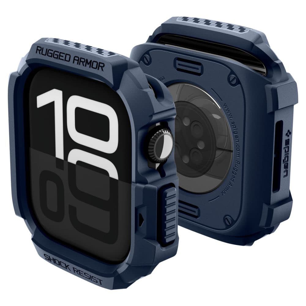Spigen - Rugged Armor V2 - Apple Watch 10 42mm / Watch 11 42mm - námořnická modrá - náhled 1