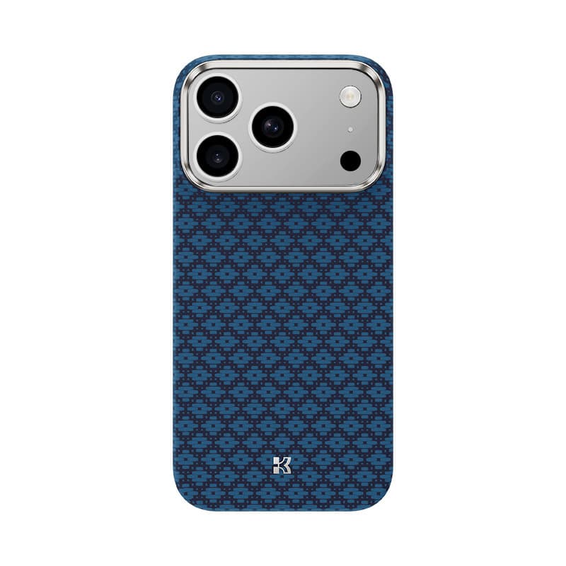 Benks Magnetic Armor Air Armor Grid Kevlar Case Metal Frame 600D (0070) pro iPhone 17 Pro Max modrý - náhled 1