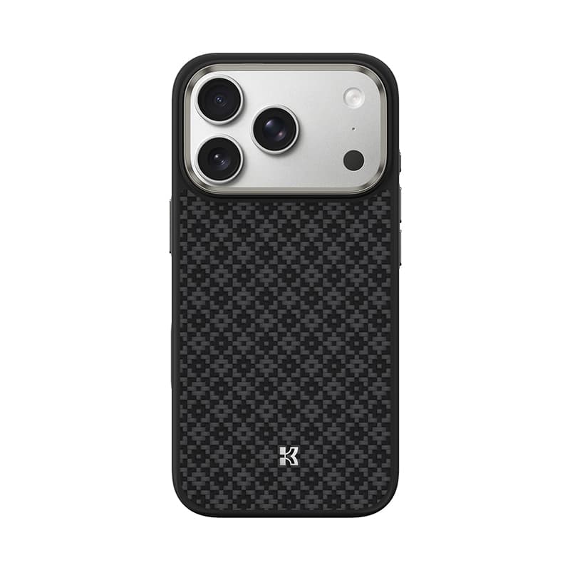 Benks Magnetic Armor Pro Armor Grid kevlarové pouzdro s kovovým rámem 600D (Y070) pro iPhone 17 Pro Max černé - náhled 1