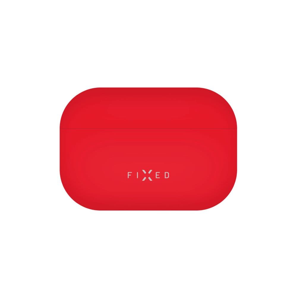 Ultratenké silikonové pouzdro FIXED Silky pro Apple AirPods Pro 3, červené