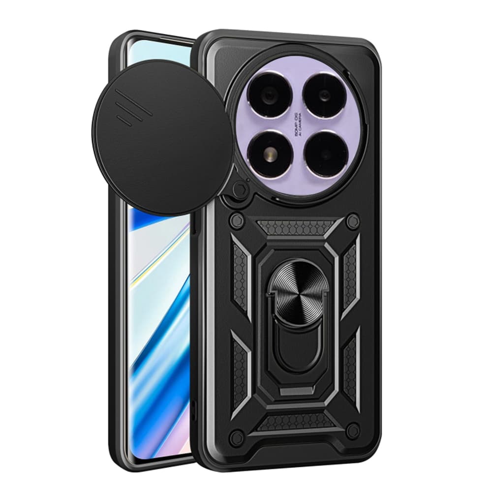 Techsuit – řada CamShield – Xiaomi Redmi Note 14 Pro 5G / Poco X7 – černá - náhled 1