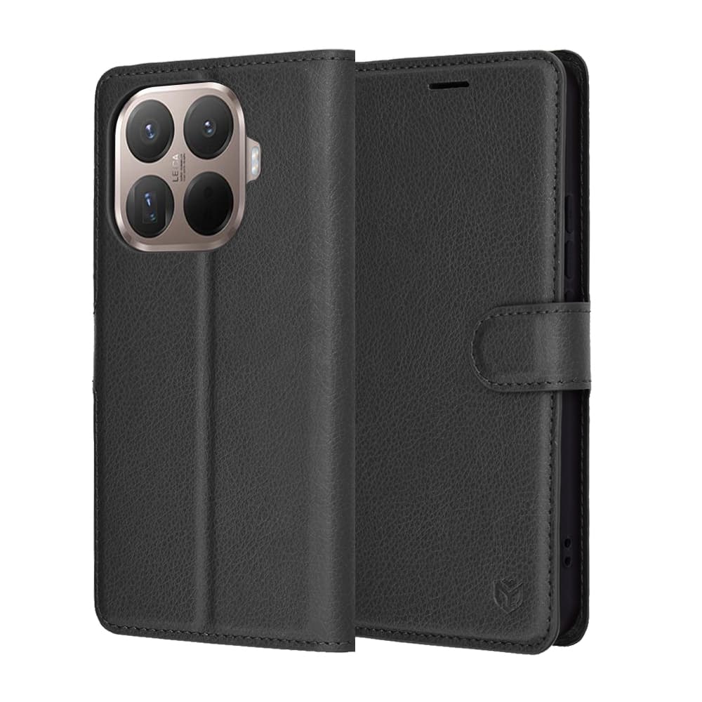Techsuit - kožené pouzdro - Xiaomi 15T Pro - černé - náhled 1