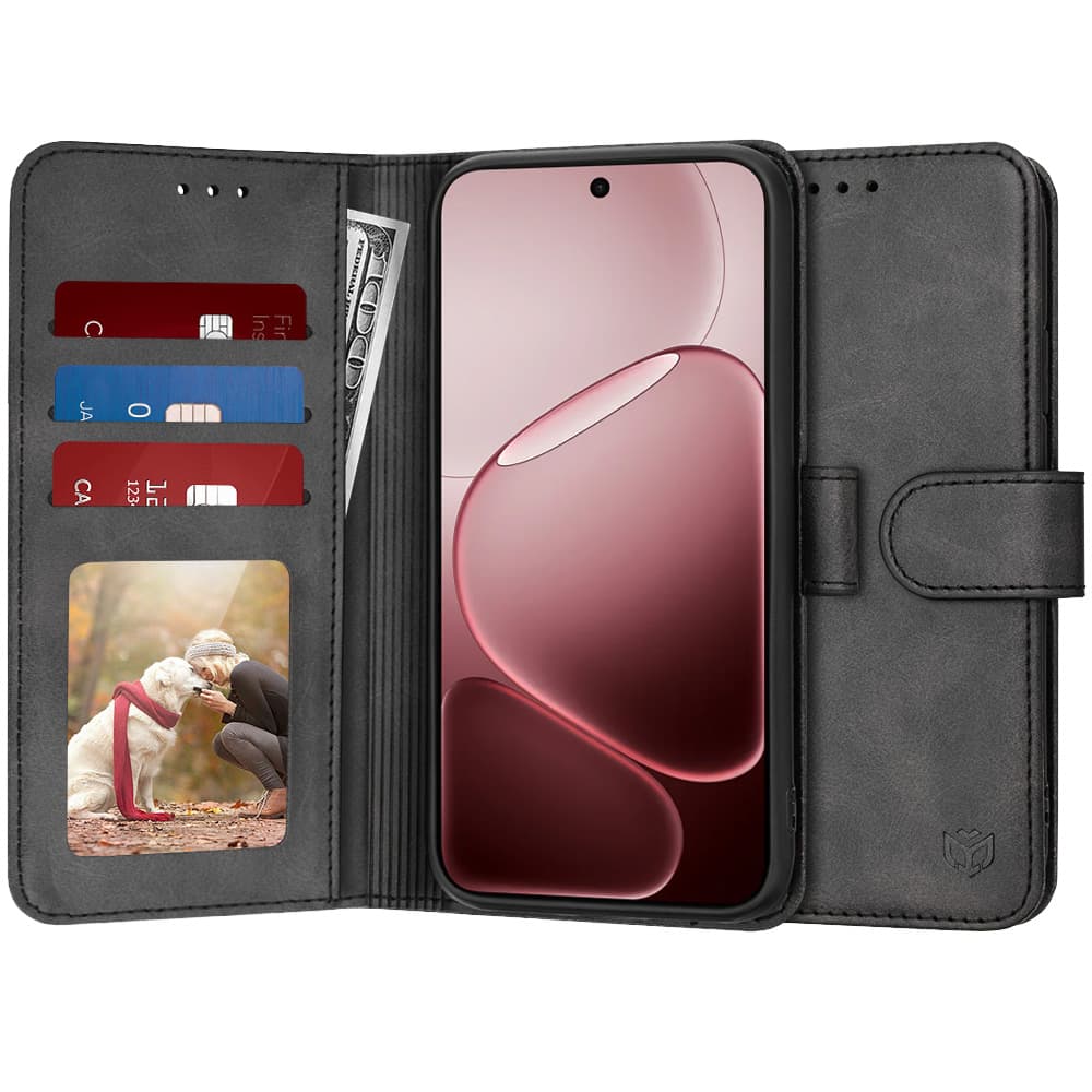 Techsuit - pouzdro diary book - Oppo A6 Pro 4G / A6 Pro 5G - černé - náhled 1