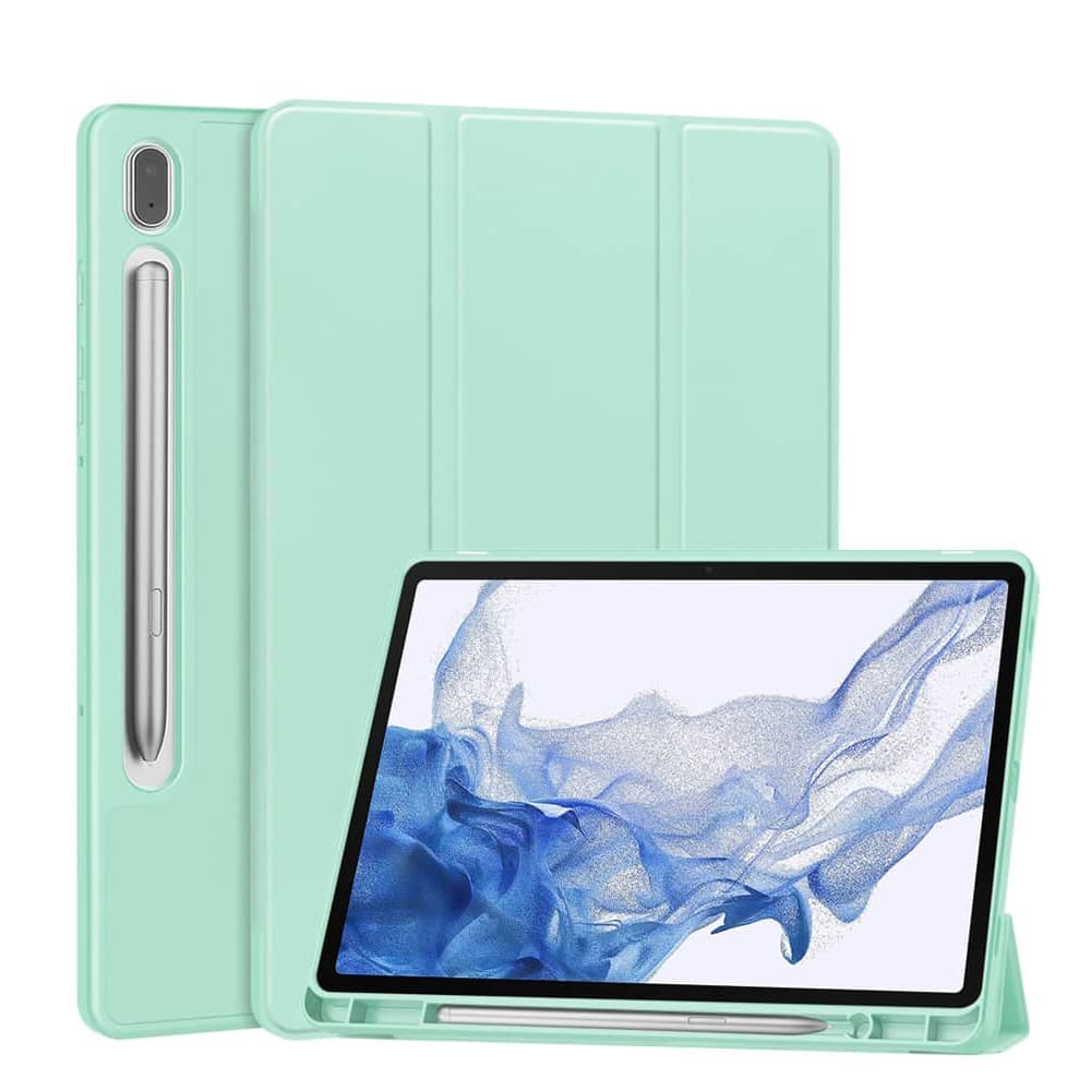 Techsuit - Flex Trifold (s držákem na tužku) - Xiaomi Redmi Pad 2 Pro - Matcha zelená