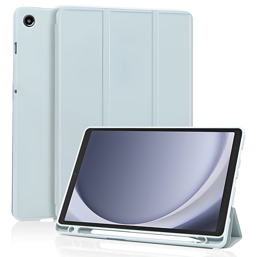 Techsuit - Flex Trifold (s držákem na tužku) - Samsung Galaxy Tab A11 / A9 - Sky Blue - náhled 1