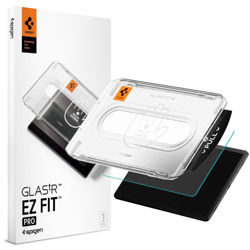 Spigen – Glas.TR EZ-FIT Pro – Samsung Galaxy Tab S11 – Clear - náhled 1