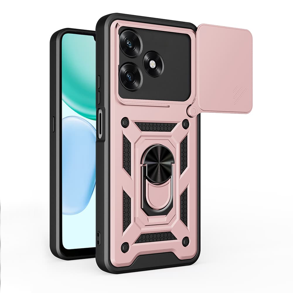 Techsuit – řada CamShield – Honor X5c Plus – růžové zlato - náhled 1
