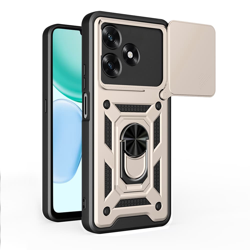 Techsuit – řada CamShield – Honor X5c Plus – zlatá - náhled 1