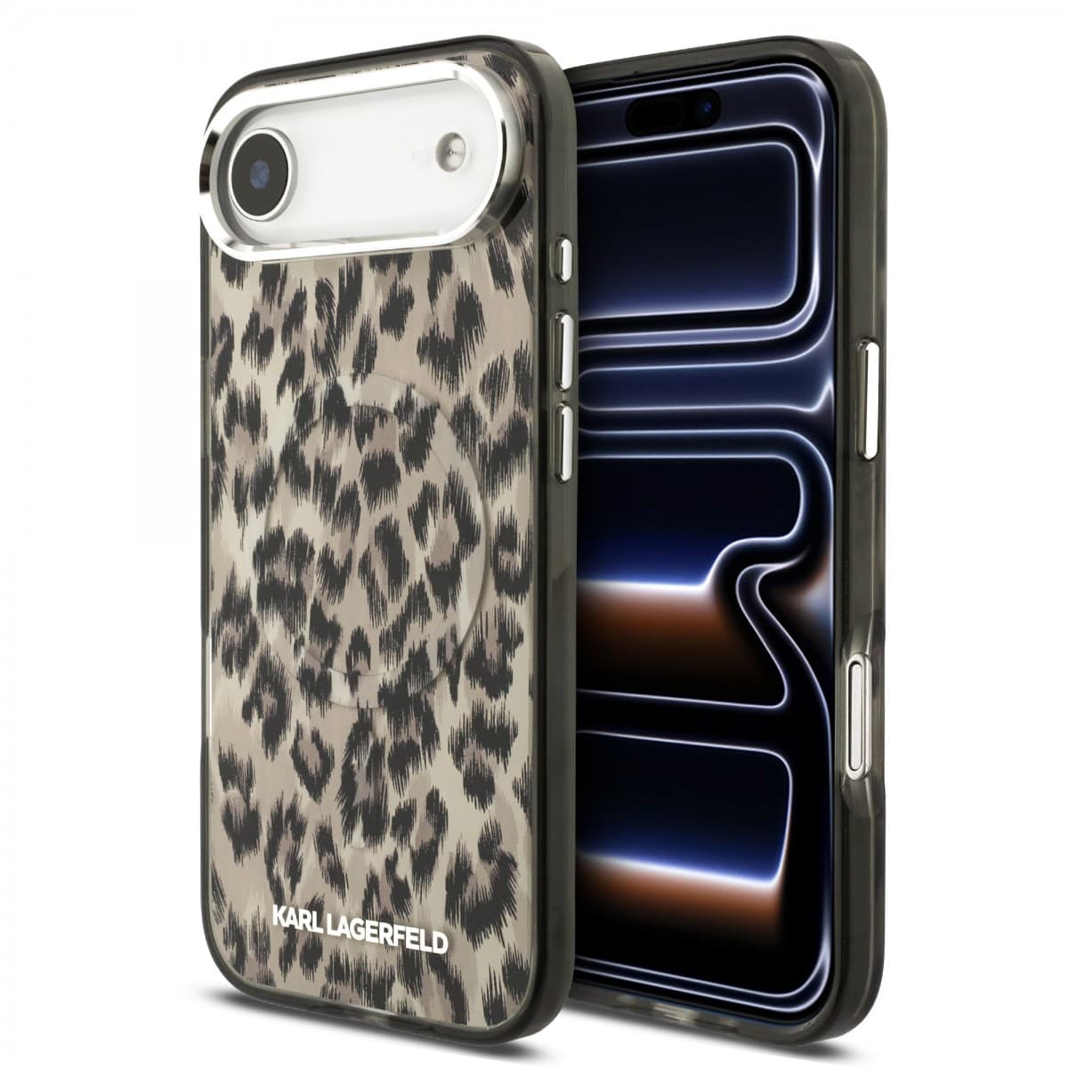 Zadní kryt Karl Lagerfeld IML Leopard MagSafe pro iPhone Air Brown - náhled 1