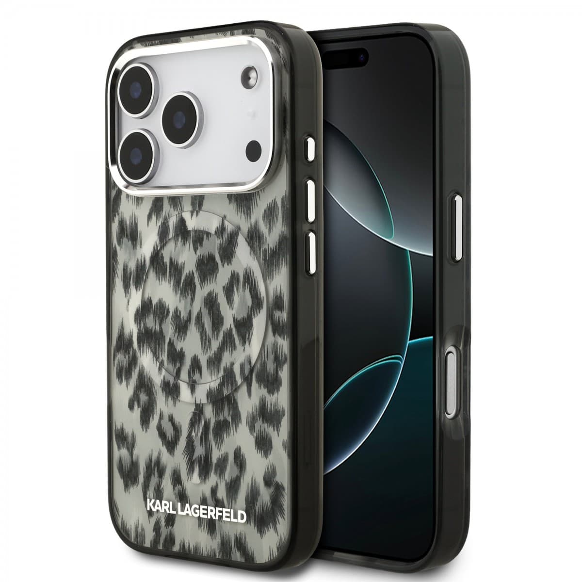 Zadní kryt Karl Lagerfeld IML Leopard MagSafe pro iPhone 17 Pro Brown - náhled 1