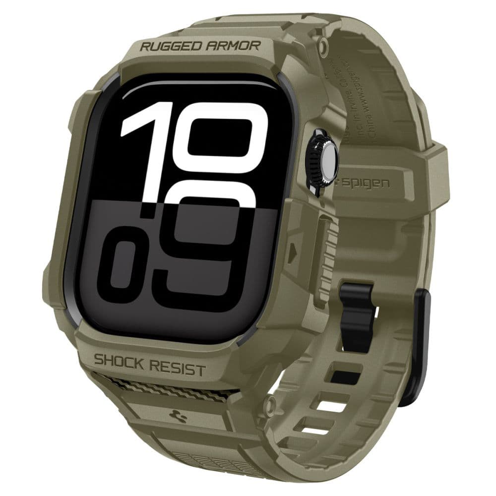 Spigen - Rugged Armor Pro V2 - Apple Watch 10 46mm - vintage khaki - náhled 1