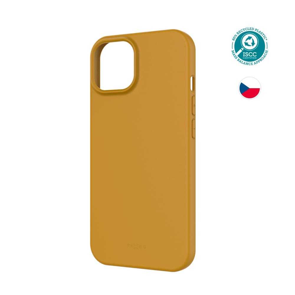 TPU gelový kryt FIXED ReStory pro Apple iPhone 15, zlatý - náhled 1