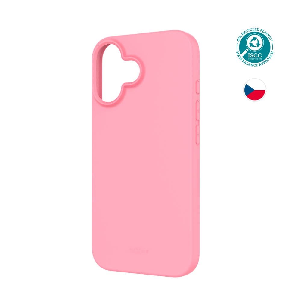 TPU gelový kryt FIXED ReStory pro Apple iPhone 16, růžový - náhled 1