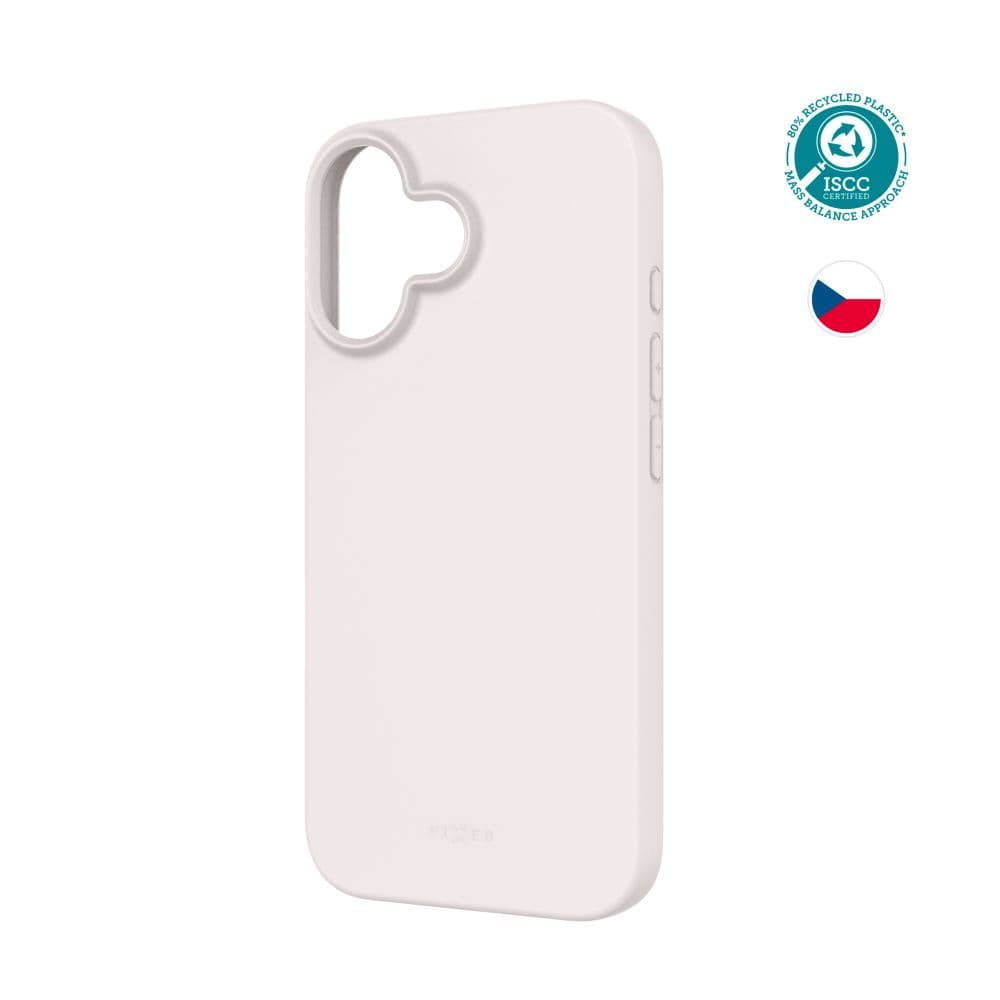 TPU gelový kryt FIXED ReStory pro Apple iPhone 16, šedý - náhled 1