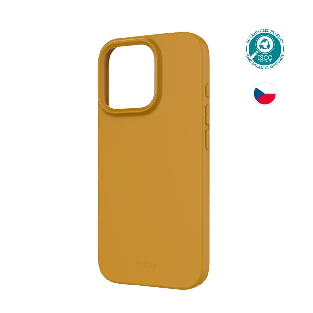 TPU gelový kryt FIXED ReStory pro Apple iPhone 16 Pro, zlatý - náhled 1