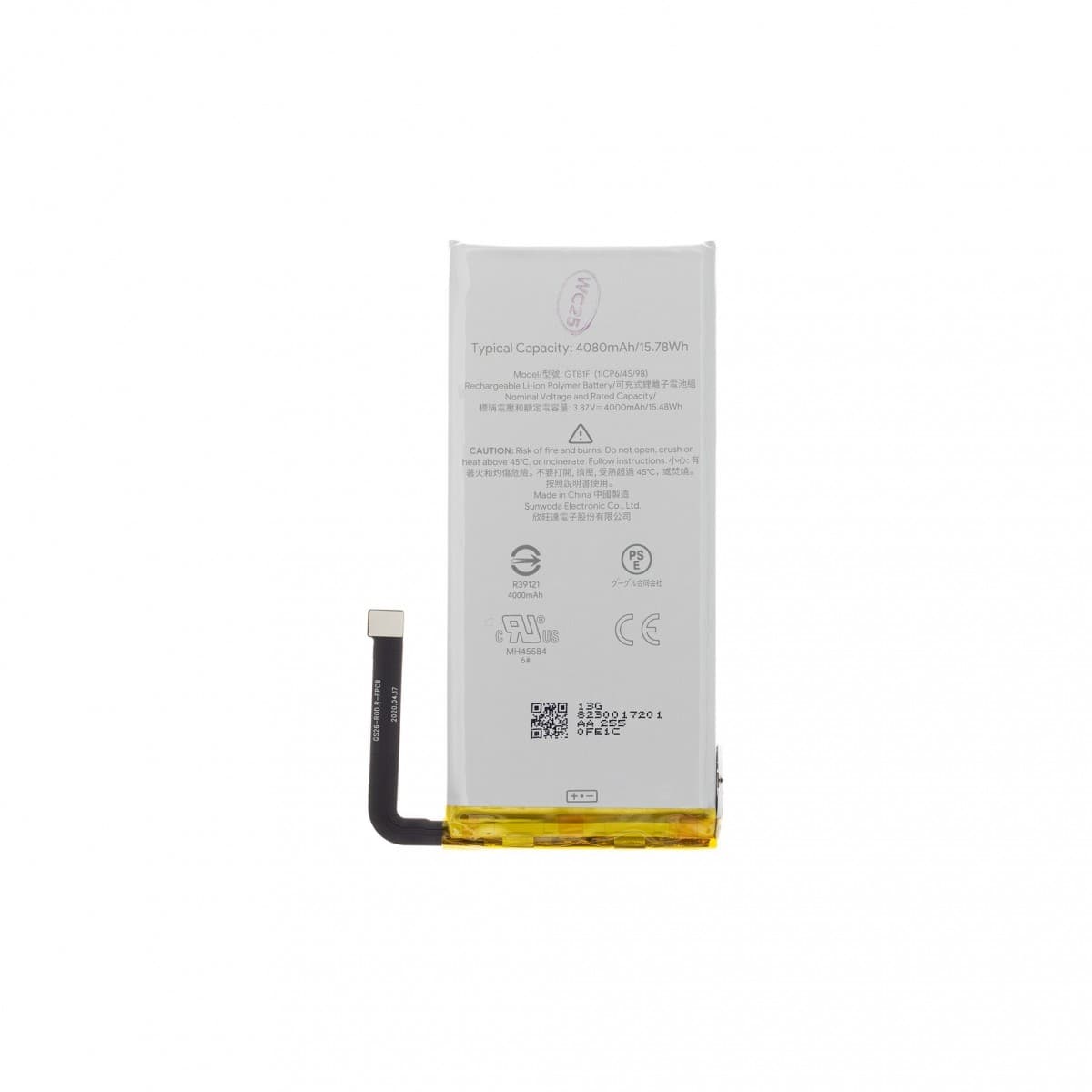 Baterie GTB1F Google Pixel 5 4080mAh Li-Pol (Service Pack)