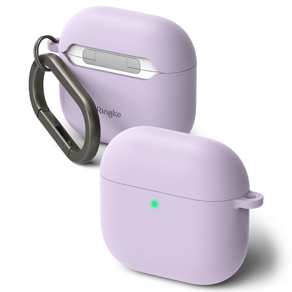 Ringke - silikonové pouzdro - Apple AirPods 4 - světle fialové - náhled 1