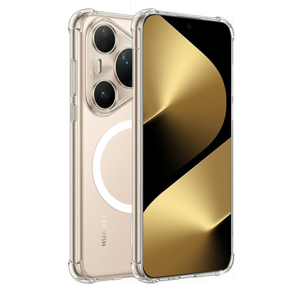 Techsuit – nárazuvzdorný čirý silikonový MagSafe – Huawei Pura 80 Ultra – čirý - náhled 1