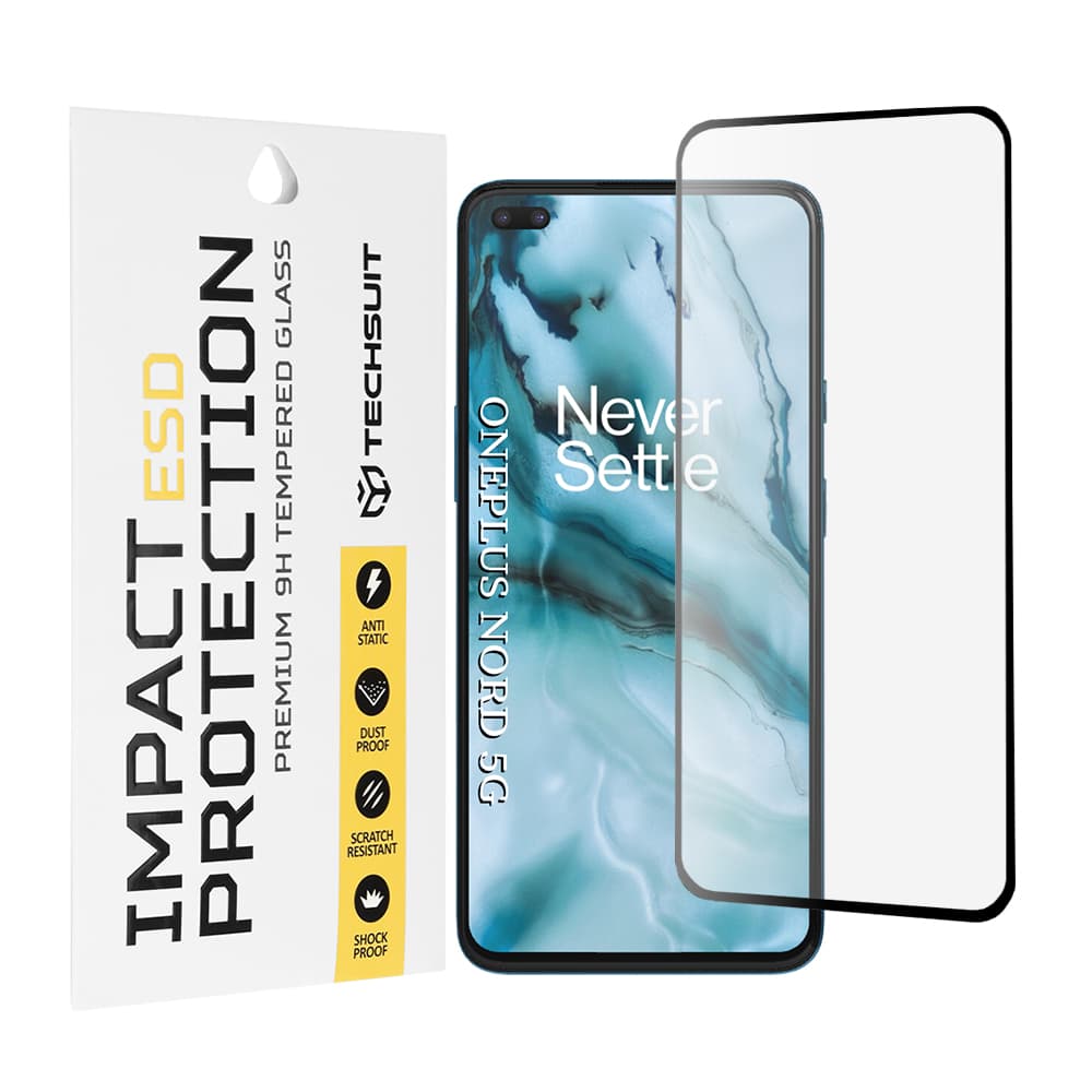 Techsuit - ESD Glass - OnePlus Nord 5 - černá - náhled 1