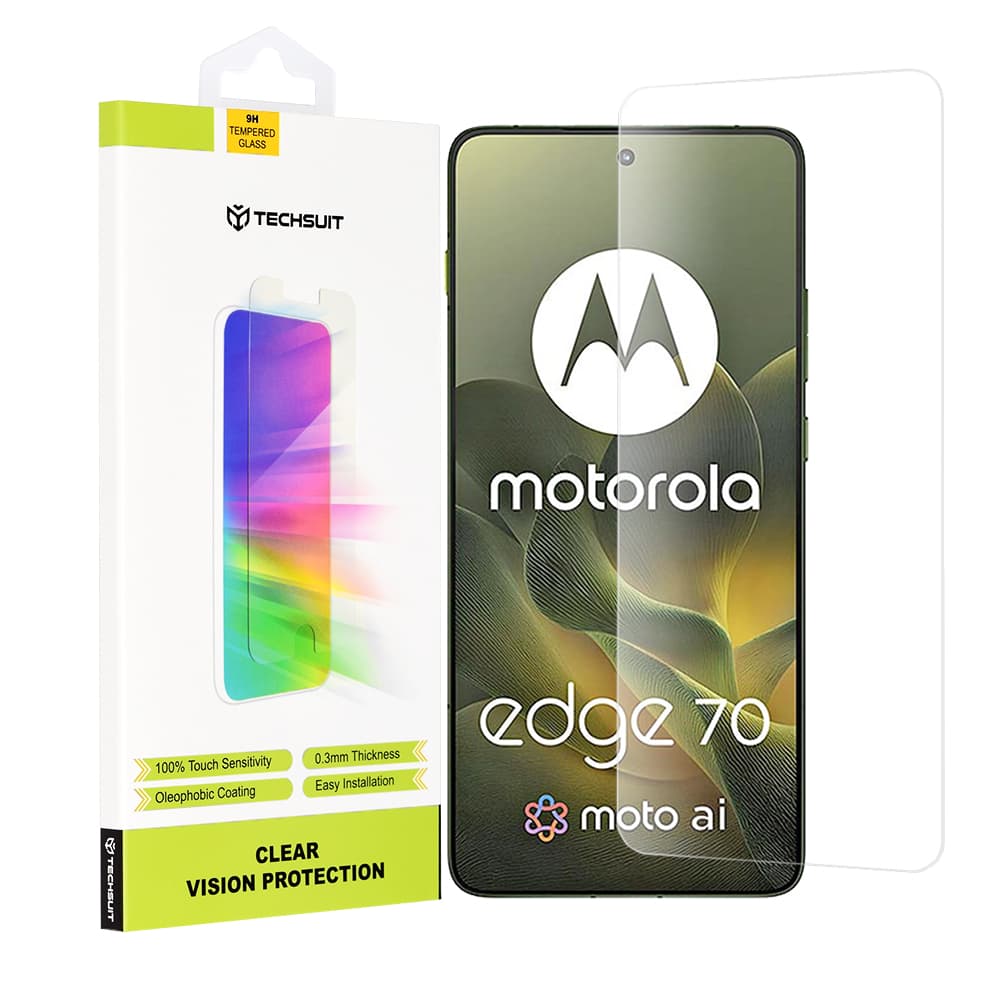 Techsuit – sklo Clear Vision – Motorola Edge 70 – průhledné - náhled 1