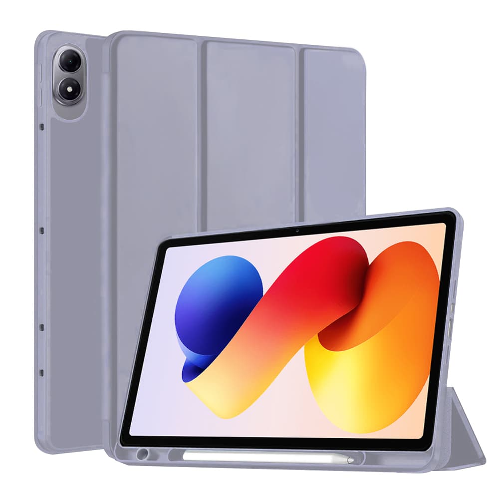 Techsuit – Flex Trifold (s držákem na tužku) – Xiaomi Redmi Pad 2 Pro – fialová - náhled 1