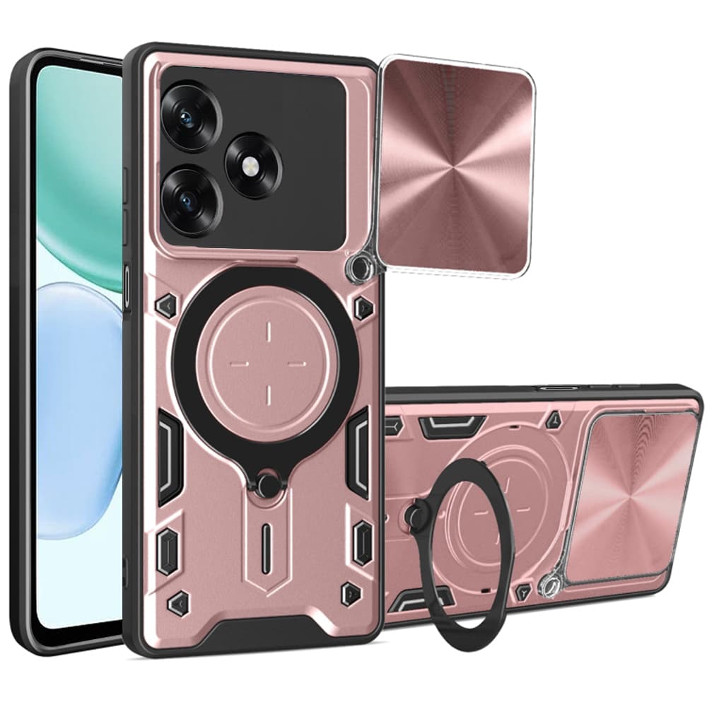 Techsuit - CamGuard Pro - Honor X5c Plus - růžové zlato - náhled 1
