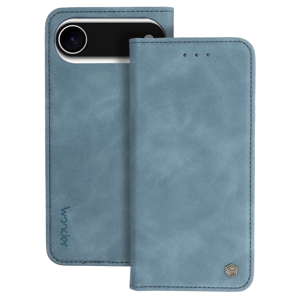 Knížkové pouzdro Wonder Smart pro iPhone Air nebesky modrá - náhled 1