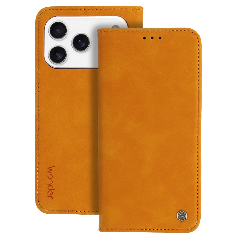 Knížkové pouzdro Wonder Smart pro iPhone 17 Pro Max cosmic orange - náhled 1