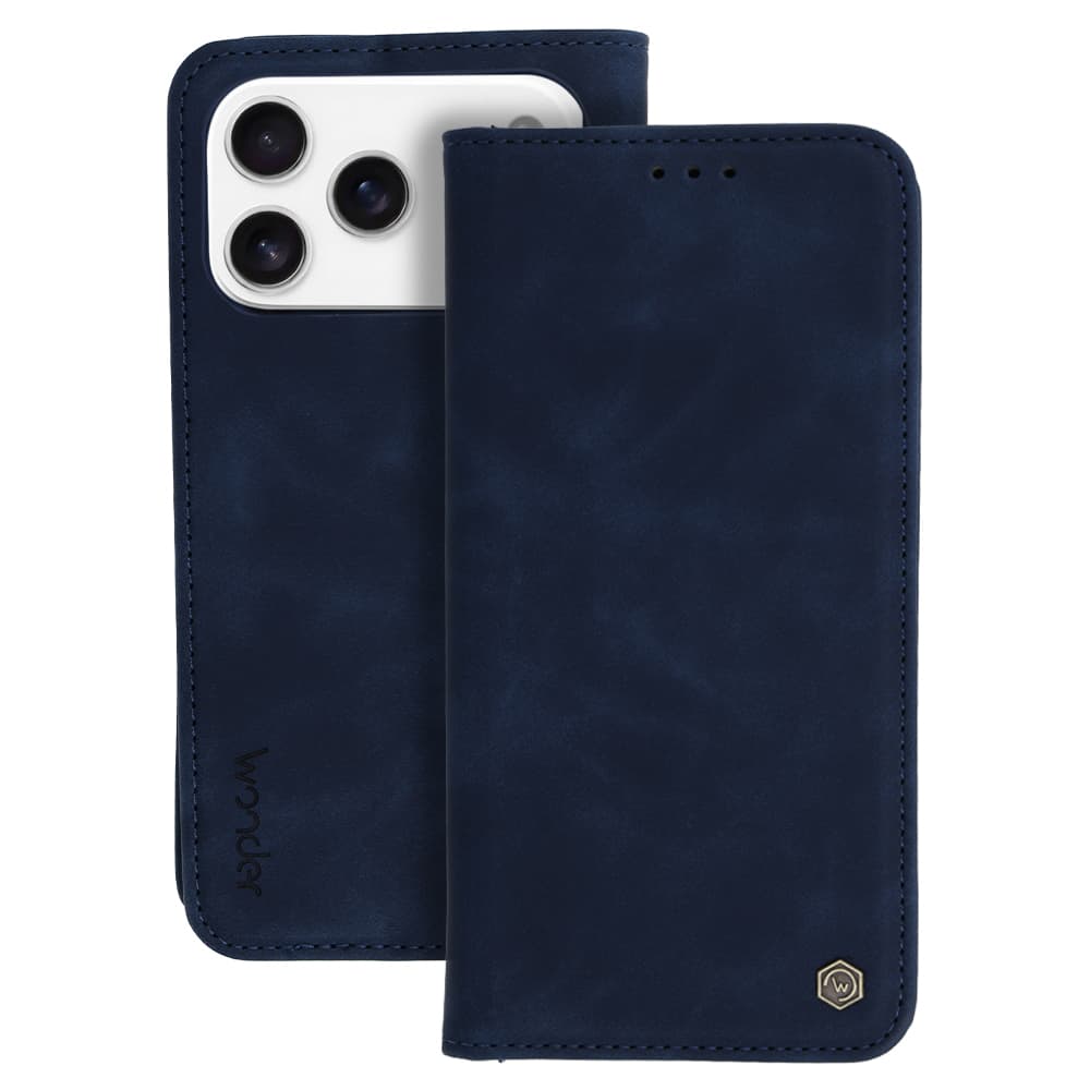 Knížkové pouzdro Wonder Smart pro iPhone 17 Pro deep blue - náhled 1