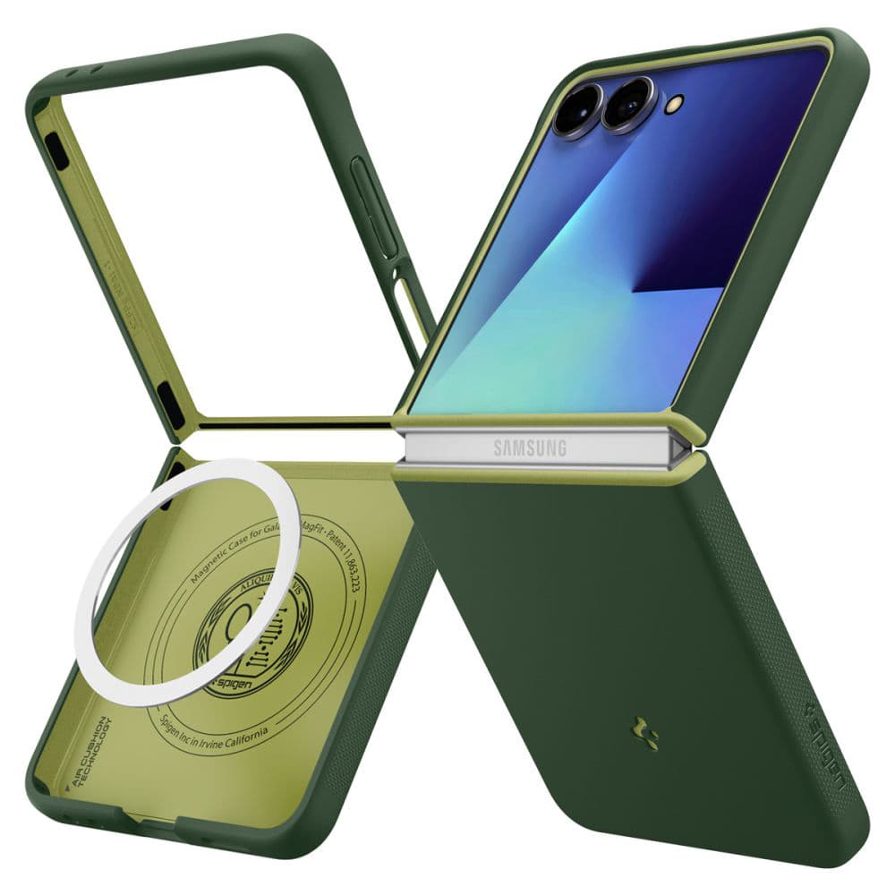 Spigen – Caseology Nano Pop MagSafe – Samsung Galaxy Z Flip7 – Avo Green - náhled 1