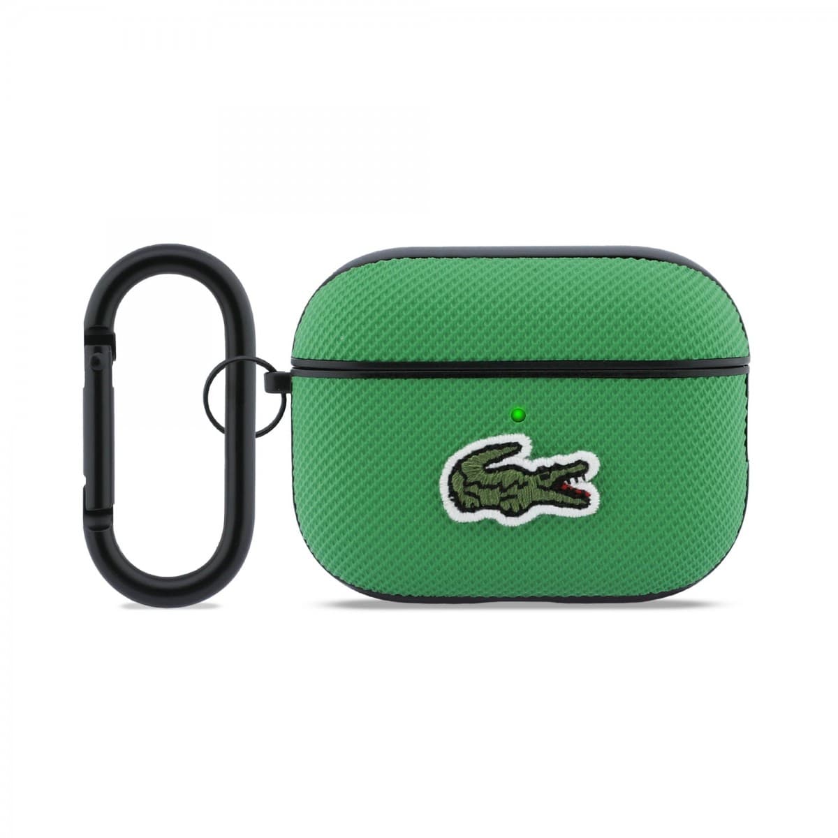 Pouzdro Lacoste Petit Pique Croc Logo Patch pro AirPods Pro 3 Green - náhled 1