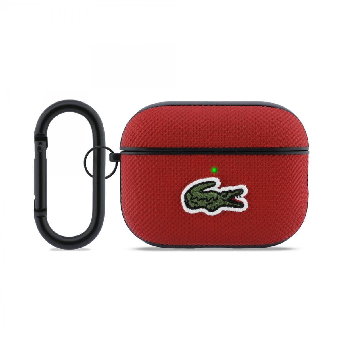 Pouzdro Lacoste Petit Pique Croc Logo Patch pro AirPods Pro 3 Red - náhled 1
